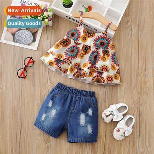 sleeveless fall hole top halter new 2021 spring Girls