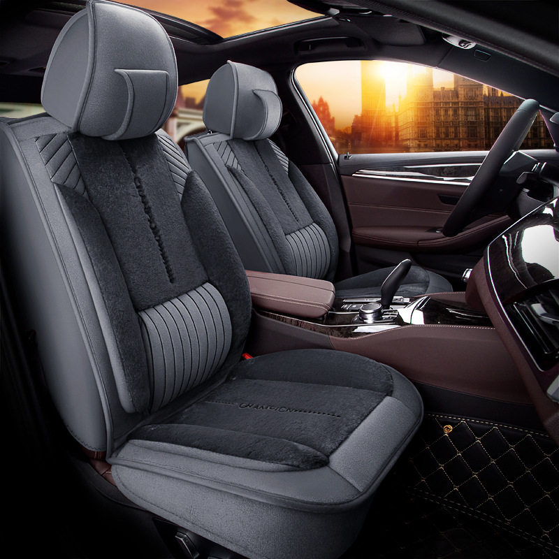 2022 New Guangfa Plush Solid Waist Winter Car Cushi