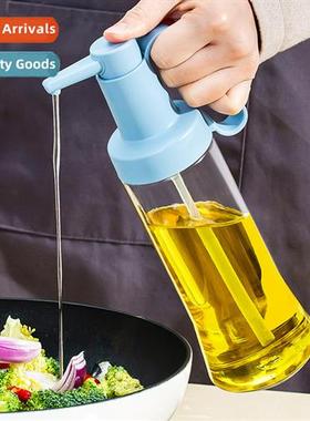 Anthy press quantative oil spout transparent glass oil pot k