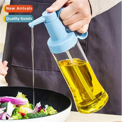Anthy press quantative oil spout transparent glass oil pot k
