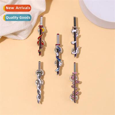 New carto animati surrounding weaps alloy brooch versatile c