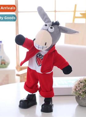 plush toy crazy head tossing dkey red bobbing dkey electric