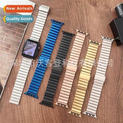 适用apple watch a bamboo metal watch band apple watch8/SE/7/
