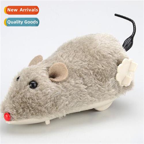 Simulati plush wind-up mice cat toys cat catch rats fun self