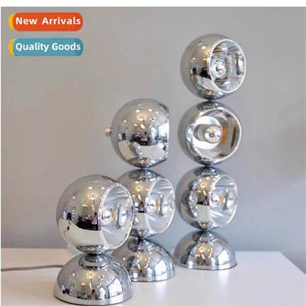 Syrian Style Metal Table Lamp Stainless Steel Color Table La