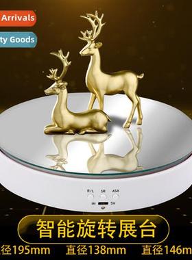 195 new automatic carousel rotating display table live jewel