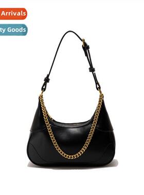 Korean fashi niche  senior  hbag pink silver bag 2023 autumn