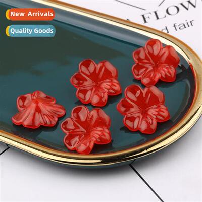 Ancient style Hanfu pin step rock jelly petals flower bracke