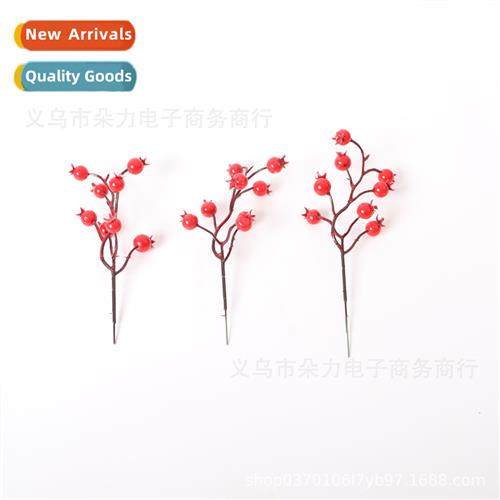 Christmas accessories simulati red berries garland rattan DI