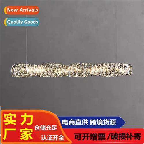 Stainless steel new light luxury restaurant lights lg crysta