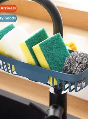 Faucet shelf kchen creative sink draining rack free dishwash