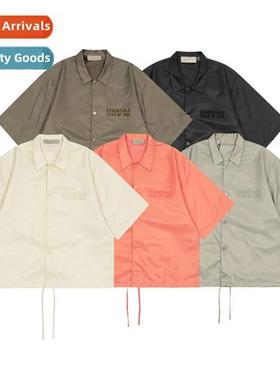 Tide FOG ESSENTIALS butted flutter b lapel polo short sleeve