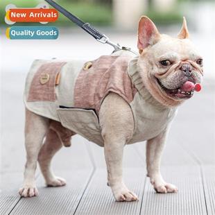 pet work warm winter cott Brish jacket Autumn clos