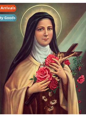 Diamd painting new sticky diamd cross stch Madna living room