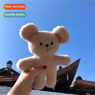 mouth bear plush Korea teddy crooked doll hang ins