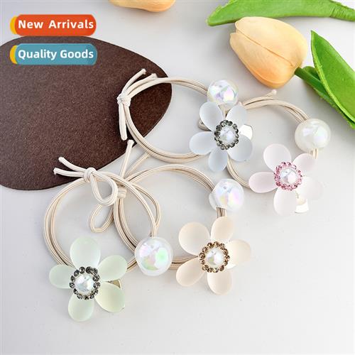 2023 new super fairy flower hair rope female pytail hair ban