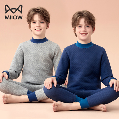 三层加厚｜“100%棉”保暖内衣男