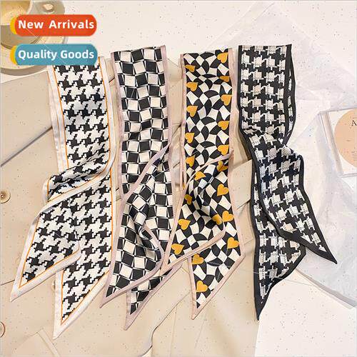 Korea  bird nest fashion simulation silk scarf female spring