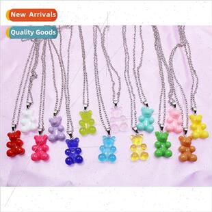 cool girl jelly Y2K gummy earth colourful bear bouncy