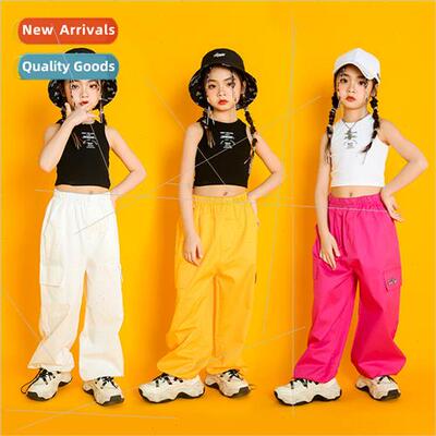 Childrens Set Dance  Clothes Girls Jazz Dance Su Fashion Nec