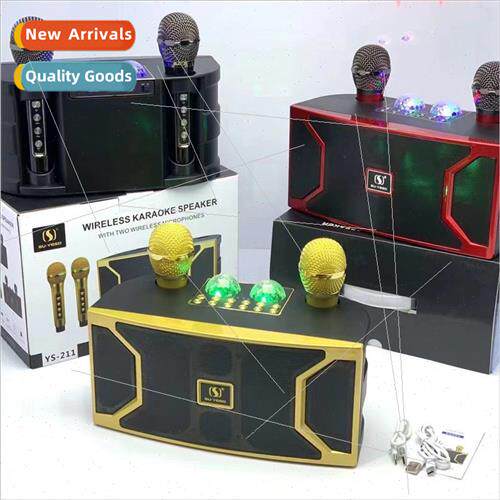 New YS-211 Bluetooth speaker high-power K song trolley multi