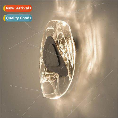 Scandinavian simple modern design wall lamp water wave patte