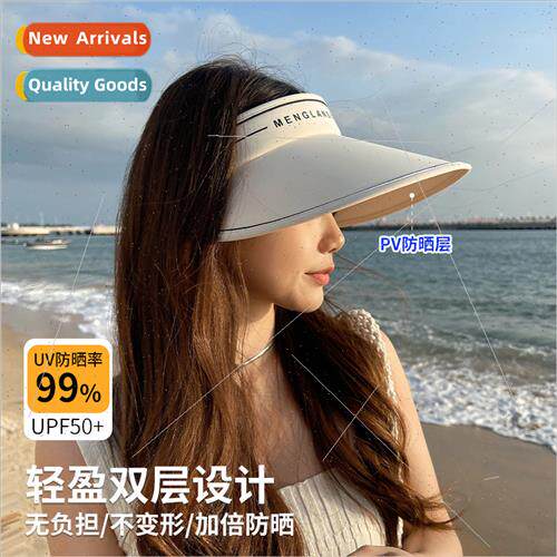 UV sun hat children summer hollow top hat UV outdoor cycling
