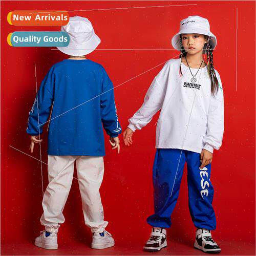 Childrens set dance su boys fall sweater children hiphop hip