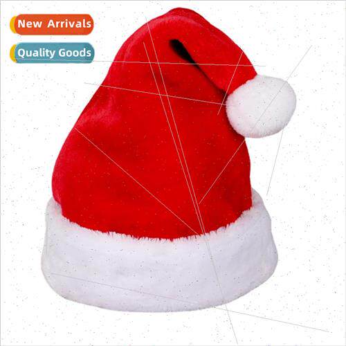 Christmas hat Christmas gift gift double layer gold velvet m