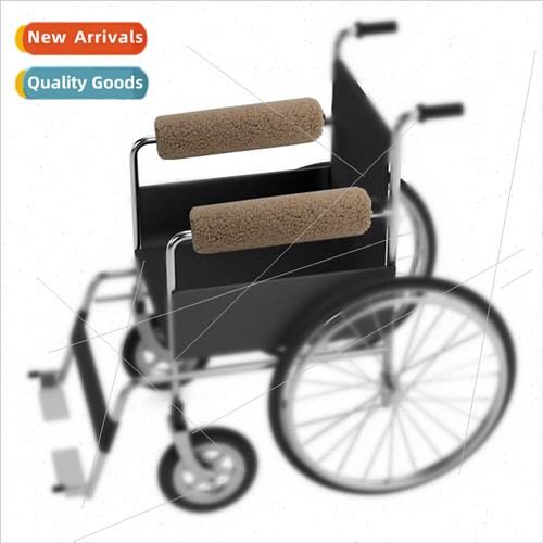 Four-color winter warm wheelchair lambswool armrest pads off