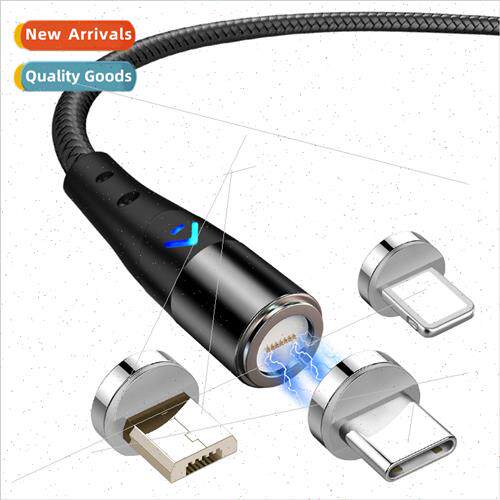 360-degree magnetic data cable private mould 适用android app