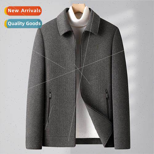 double-sided tweed jacket jacket men short fall winter busin