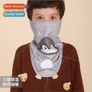 scarf school windproof Winter protection childrens ear new