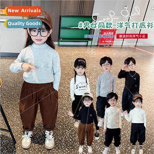 Autumn winter new children Shu velvet wooden ear hem half hi