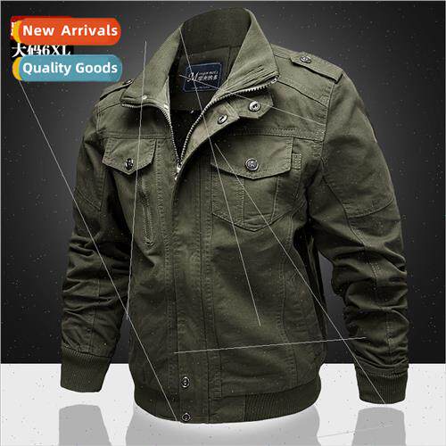 M-6XL oversized 2022 new fall winter men jackets casual coat