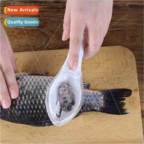 Fish Scale Planer Plastic Scraper Fish Scale Artifact wh d H