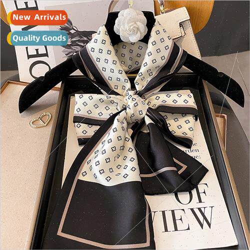 Korea small perfume splicing metal flowers small neckerchief