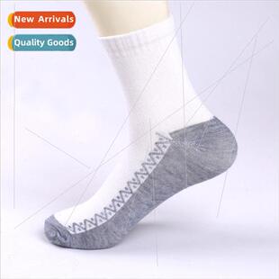polyester cotton socks autumn gra calf winter mid Socks men