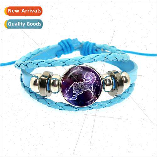 Accessories 12 Zodiac gns Time Gemstone Bracelet Starry ght