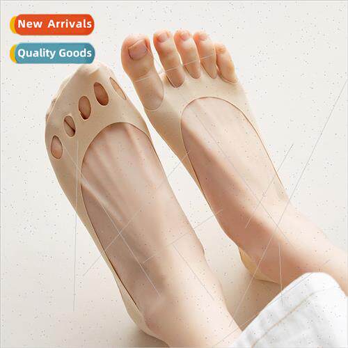 Ice silk socks children spring summer thin breathable invisi