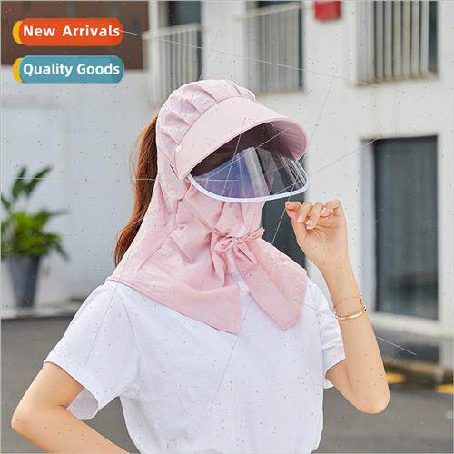Spring summer new outdoor riding sun hat female tea plucking