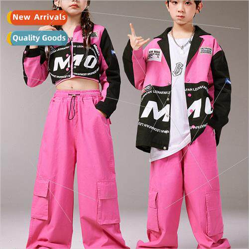 Childrens set dance tide clothing fall and winter hiphop hip