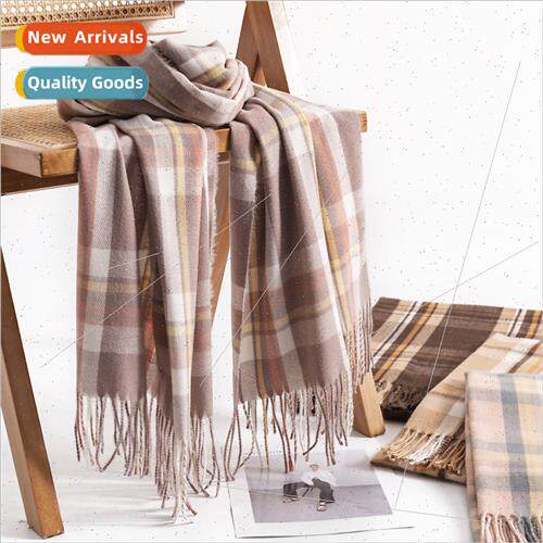 Europe Uned States set plaid imation cashmere scarf fashion