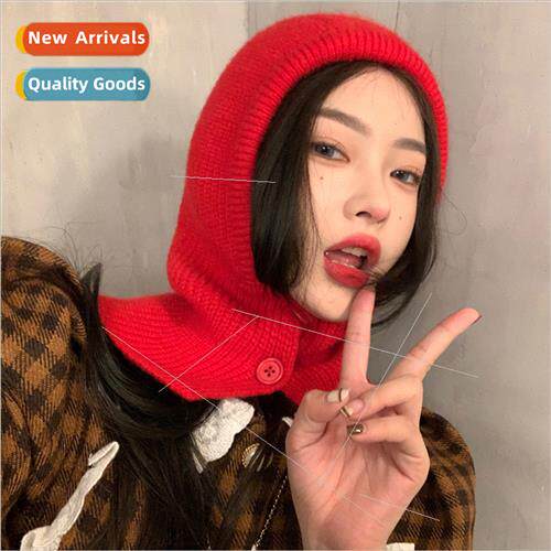 Porridge Coco Korea ins onePCS hat scarf dual-purpose all-in