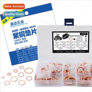 Purple Copper Set Washer M20 Flat 150pcs Gasket