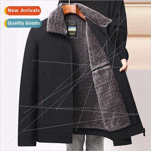 Dad fall winter jacket middle-aged winter jacket male elderl
