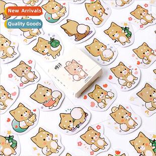 Stickers Handbook Cute Adhesive Alb Chai Boxed