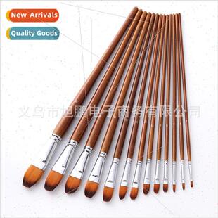 13pcs Tongue Cheek Dual Color Nylon Hair Long Stem Flax Stem
