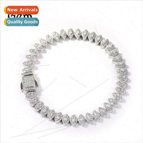 Europe full diamonds spring buckle horse eye bracelet hip ho