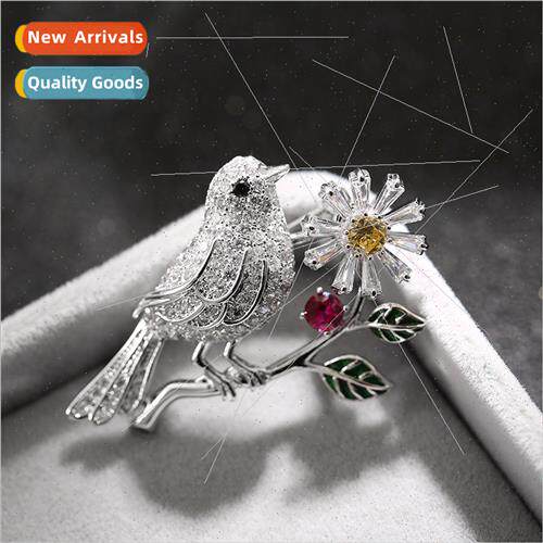 Creative Annunciation bird series Hundreds fun magpie brooch